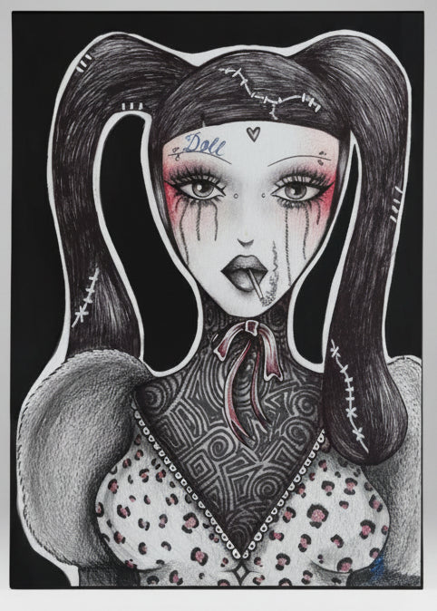 Bunny Doll Print 11x15
